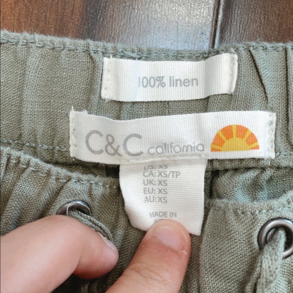 C&C joggers & lucky brand shirt both size Xsm - Picture 2 of 3